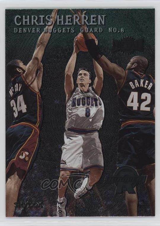 1999-00 Skybox Metal Rookies Emerald Chris Herren #175 Rookie RC 0c4