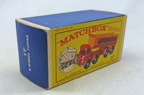 Lesney Matchbox Toys MB17 Hoveringham Tipper ORIGINAL Empty D Type Box