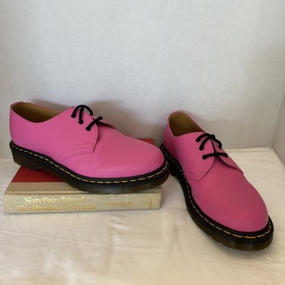 Dr. Doc Martens Class Thrift Pink Smooth Leather Preowned Oxford Shoes US W8, M7