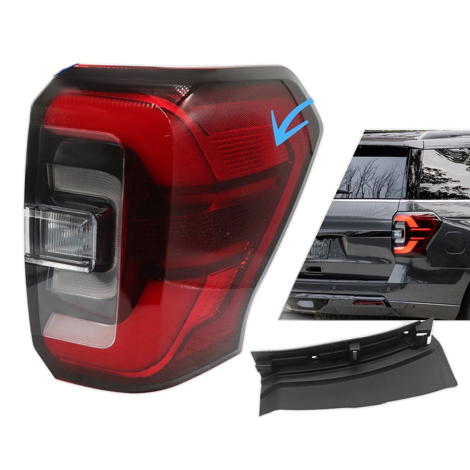 Right Passenger LED Tail Light For Ford Expedition 2022-2024 NL1Z-13404-F