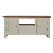 Country Farmhouse Two Tone Media Unit