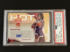 2021-22 Panini Hoops Davion Mitchell Hot Signatures Rookies RC PSA 8.5 NM-MT+ 🔥
