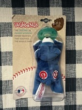 NIP Chicago Cubs WubbaNub Bear Plush and Pacifier