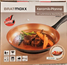 BRATmaxx Pfanne Karbonstahl 28cm kupferfarben, Bratpfanne