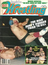 EB1567  Ivan Koloff  Ivan Putski signed Vintage Wrestling Magazine  w/COA