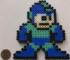 Mega Man Bead Sprite Perler Artkal Pixel Art Retro NES Rockman Capcom Megaman
