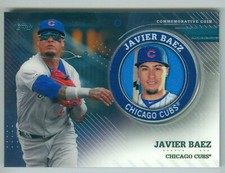 2020 Topps Series 2 Player Medallion Coin Relic TPM-JBA Javier Baez Cubs