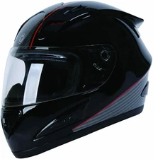 TORC T10 Prodigy Full Faced Helmet with Absolute Graphic (Black, Small)