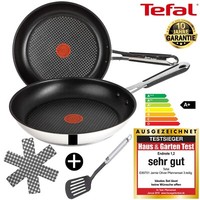 Tefal J90921 Jamie Oliver 3Tlg Bratpfanne 24Cm Induktion Edelstahl, Pfanne - Set