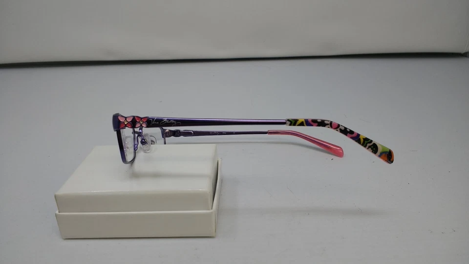 Vera Bradley May Collection - Rio   PURPLE W/CASE  46-16-130 FLEX HINGES  G933 - Image 2 of 4