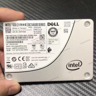 Intel S4500 960GB DELL SSD 2.5'' SATA 6Gb/s Solid State Drives SSDSC2KB960G7R