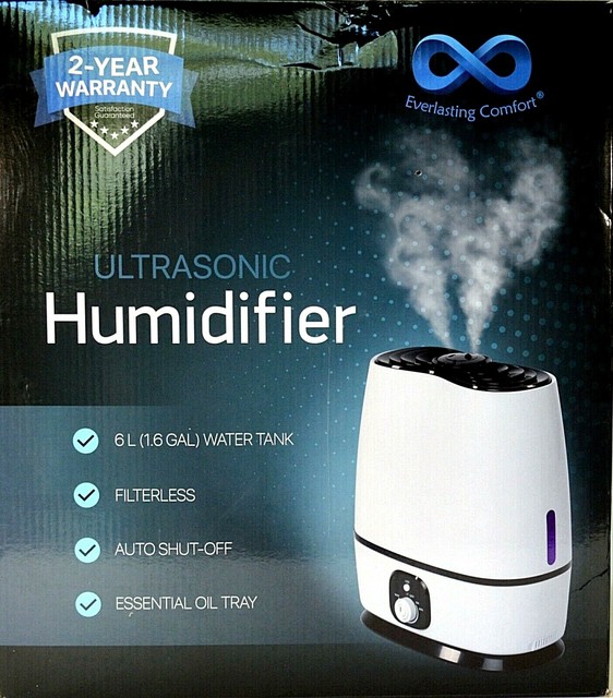 Everlasting Comfort Humidifier Model ECH 6L No Filters w/ Essential