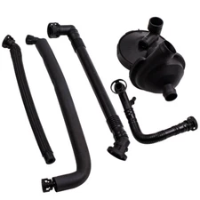PCV Crankcase Vent Valve & Breather Hose Kit For BMW E46 X3 325i 1161750453