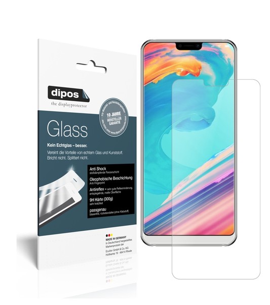 1+1X Schutzfolie FüR Ulefone T2 Pro Matt - Anti-Shock 9H Folie Dipos Glass-image