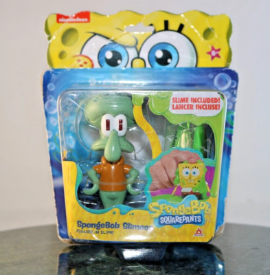 SPONGEBOB SQUAREPANTS Slimeez-SpongeBob Squidward Figure With Slime NEW