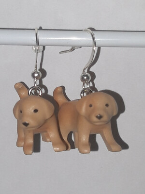 Playmobil Baby Labrador Tiere Mama Schule Ohrring Creation