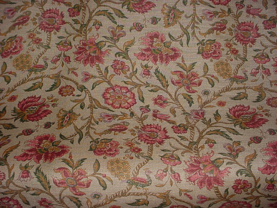 Tela de tapicería para cortinas con estampado de lino Cambridge 8-1/4 años Lee Jofa Mulberry FD202 Foto 4 de 4