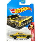 Hot Wheels - HW Flames - '68 Plymouth Barracuda Formula S Yellow 9/10