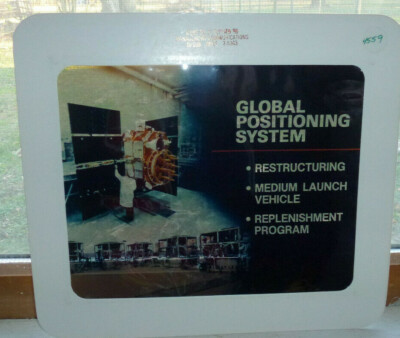 NASA Rockwell Global Positioning System Mounted Transparency 