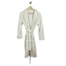 Ulta Women  s Plush Sherpa Bathrobe in Ivory Size S/M