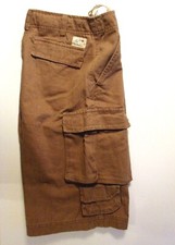 NWT BOYS YOUTH DEEP TAN OTB CARGO SHORTS  SIZE 12  22