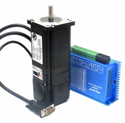 CNC 3N.m Nema 23 Closed Loop Servo Motor Kit + brake resistor + Hybrid driver
