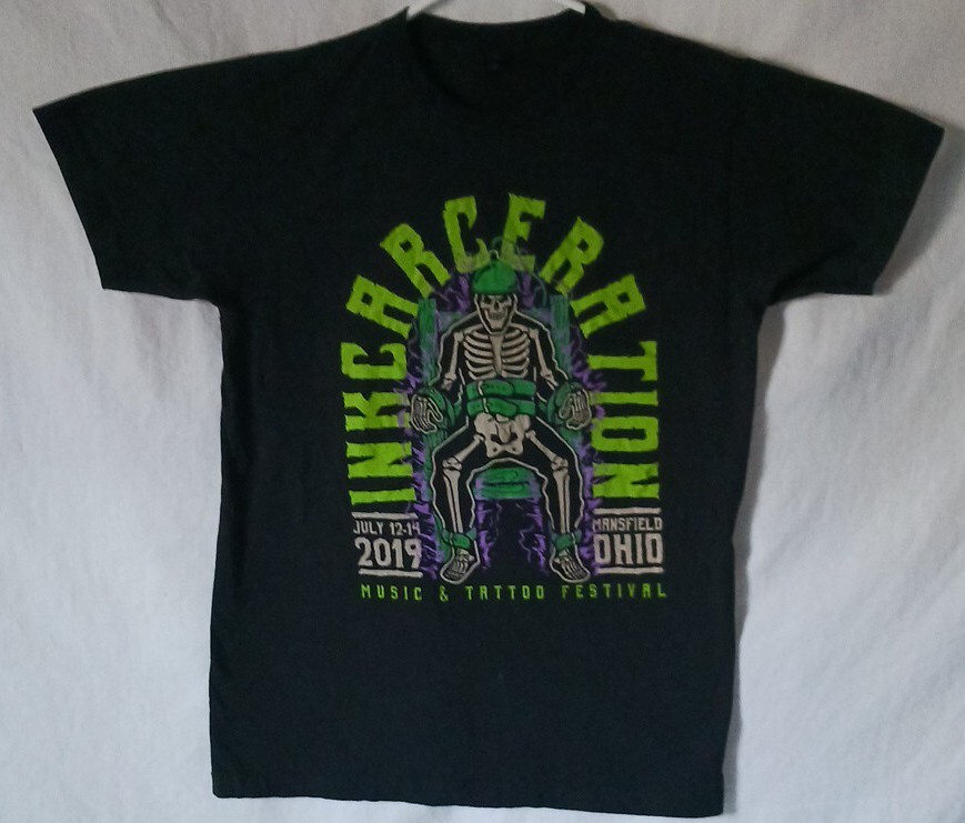 Inkcarceration 2019 Medium T-SHIRT Music Tattoo Festival