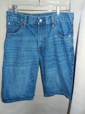 Mens 569 Levis Denim Shorts, Size 30