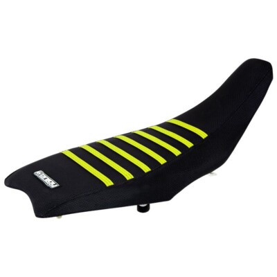 2004-2018 Honda TRX 450 R ER Seat Cover by Enjoy MFG BLACK w/ NEON YEL RIBS #197