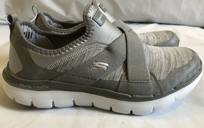 skechers dual lite grey