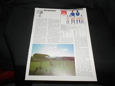 MARSHALL CAVENDISH BOOK OF FOOTBALL 1972 - THE CLUBS - STRANRAER (No.127)