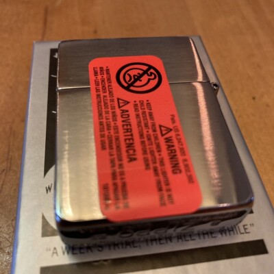 Zippo 02737 Vintage Windy Girl on Poster 1935 Replica Brushed