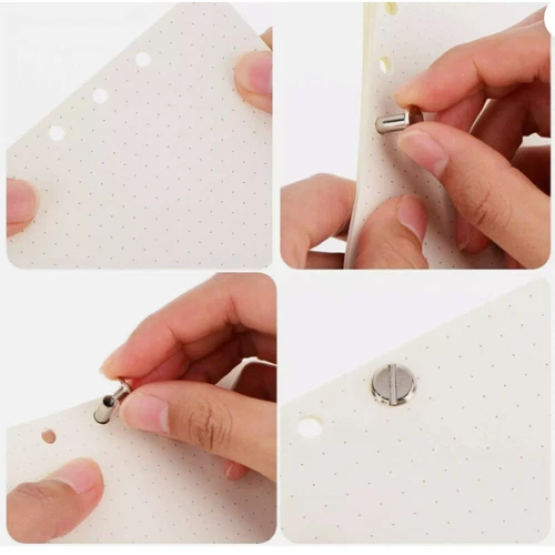 Massive Messing Schraubnieten Flachkopf Leder Basteln für robuste Taschen Bücher - Picture 5 of 14