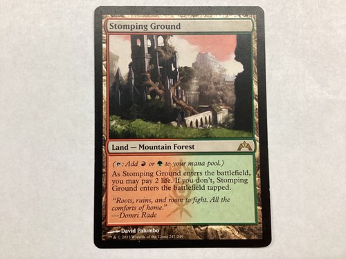 MTG Gatecrash STOMPING GROUND LP (9086) Graded Power