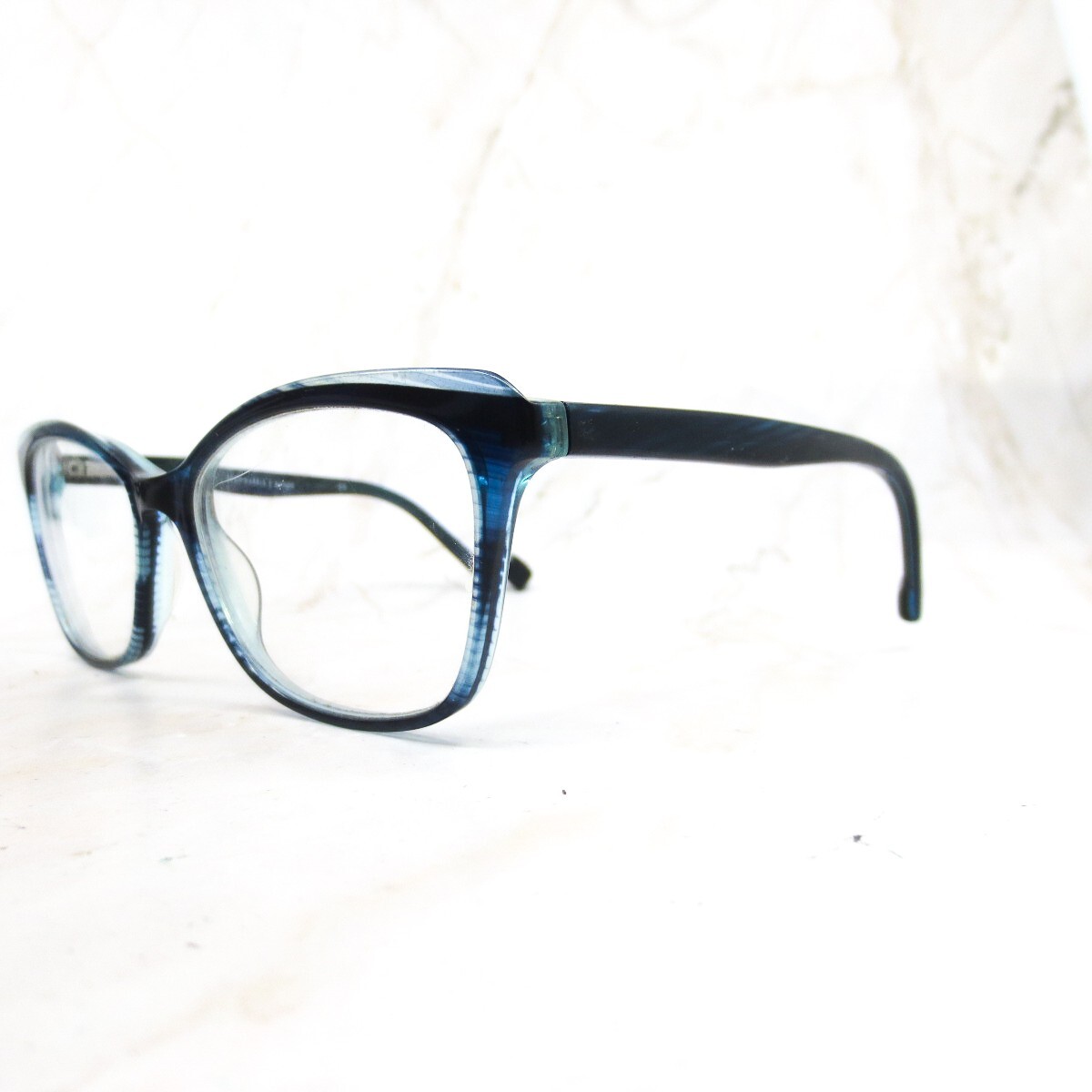 Scott Harris Europa Stylish Blue gunmetal cat eye Eyeglasses frames only Scott Harris SH982 Eyeglasses main image 2