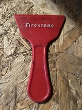 Vintage Firestone Advertising Plastic Window Scraper NOS