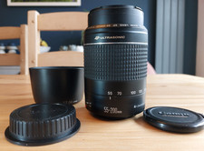 Canon EF Ultrasonic Zoom Lens 55-200mm F4.5-5.6 & ET-54 Hood - Excellent