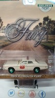 Greenlight Exclusive 1975 Plymouth Fury Green Wheels Chase (NG56)
