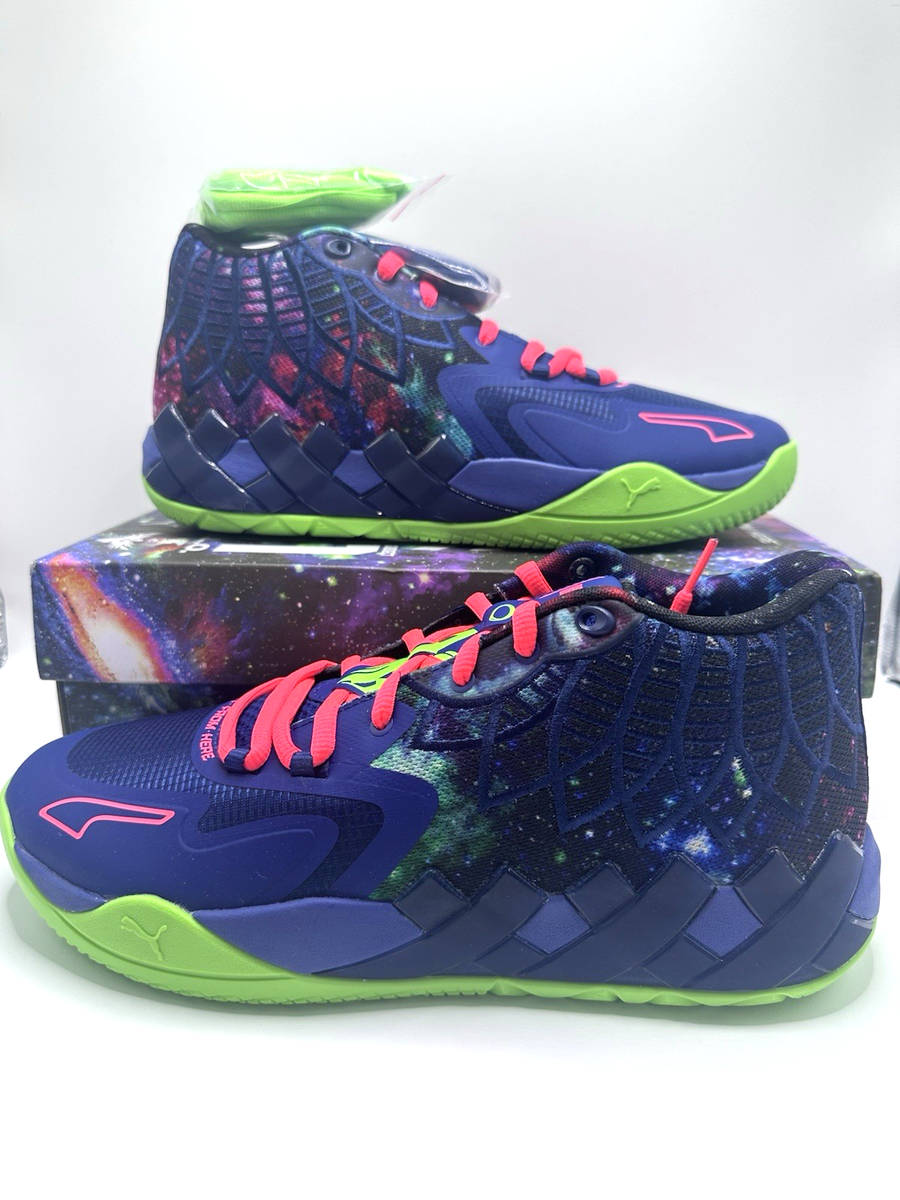 Puma LaMelo Ball MB.01 Galaxy Green Basketball Shoes Men's Size 11