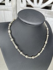 Vintage Signed Napier Silver Polished Chain Necklace