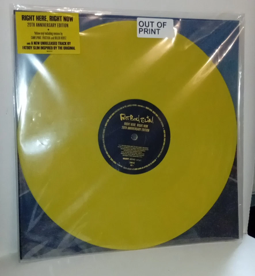 LP/  YELLOW  VINYL  Fatboy Slim – Right Here Right Now - Bild 3 von 4