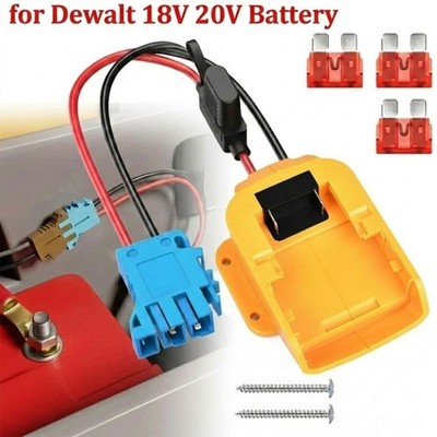 Akku Adapter f Dewalt 18V 20V Max Power Wheels Konverter Robotik Kinderfahrzeug