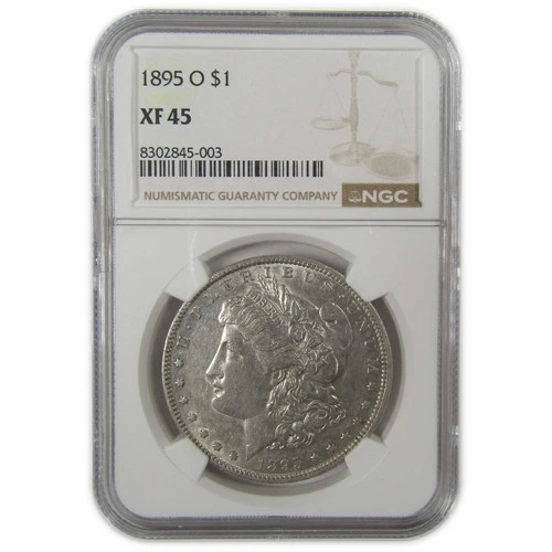 1895 O Morgan Dollar XF 45 NGC Silver $1 Coin SKU:I20573