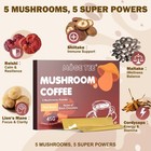 5 in 1 Organic Mushroom Coffee 100% Authentic FREE SHIPPING Energy & Brain Focus — photo 2