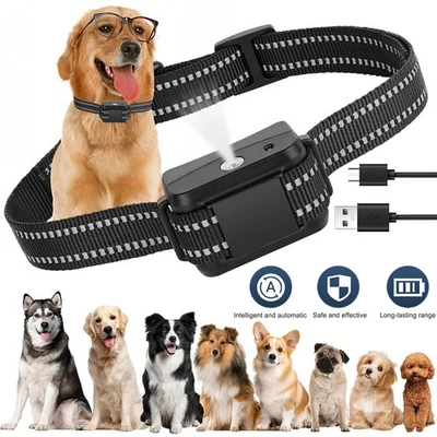MARKENLOS Anti Bell Halsband Hundehalsband Erziehungshalsband Hunde Anti Bark Collar Gerät