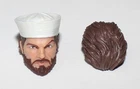 PURGE 44 Shipwreck Head Hairpiece Lot GIJOE CLASSIFIED SERIES 6" Scale 1/12