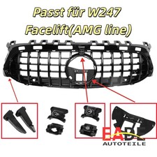 K&Uuml;HLERGRILL GLANZ SCHWARZ SPORT GRILL PASST F&Uuml;R BENZ B-KLASSE W247 FL