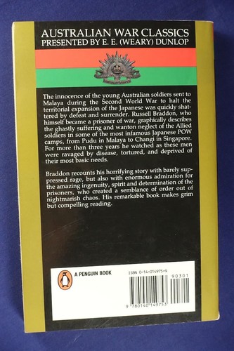 THE NAKED ISLAND Russell Braddon WWII POW Changi Thai Burma Railway Book - Picture 2 of 12