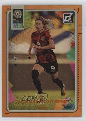 2023 Panini Donruss FIFA Women's World Cup Orange 5/49 Jordyn Huitema #204 kf4