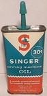 Vintage Singer Sewing Machine Oil 4 oz. Handy Oiler - Empty — photo 1